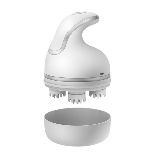 Blue Flowers Portable 3D Electric Massage Device with Adjustable Speeds and USB Charging