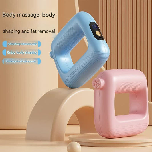 Portable Body Sculpting & Muscle Relaxation Massager with 8 Heads - 5 Speeds(blue)