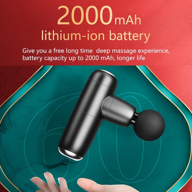 Compact Multi-Gear Fascial Massager For Home Use - White