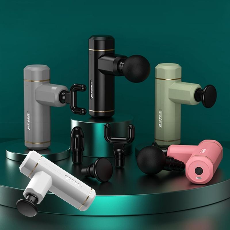 Portable Electric Muscle Massager For Neck And Body - Grey