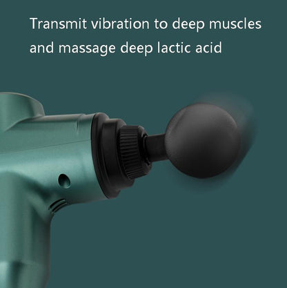Portable Fascia Massage Gun For Muscle Relaxation - 32 Gears Black