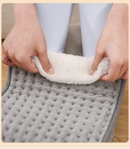 Premium Electric Foot Warmer - Fast Heating Pad with 9 Temperature Levels & 4 Timer Settings, Ultra-Soft Washable Lining for Home & Office