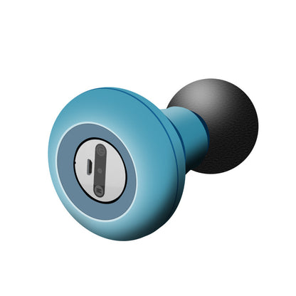 2 Pcs Blue Mini Massage Gun - 6-Speed Muscle Relaxer, USB Rechargeable, Portable Fascia Massager for Home Use