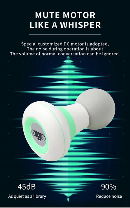 2 Pcs Pink Mini Massage Gun - 6-Speed Muscle Relaxer, USB Rechargeable, Portable Fascia Massager for Home Use