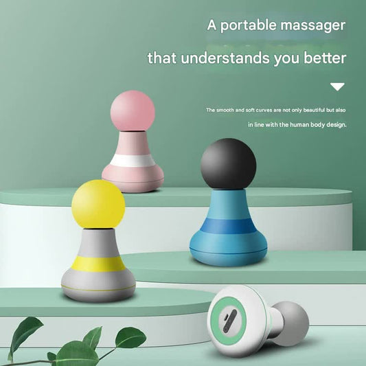 Mini Electric Fascia Massage Gun - Portable Deep Tissue Percussion Massager with Quiet Motor(Green)