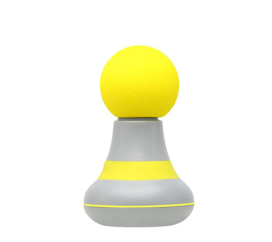 Mini Electric Fascia Massage Gun - Portable Deep Tissue Percussion Massager with Quiet Motor(Yellow)